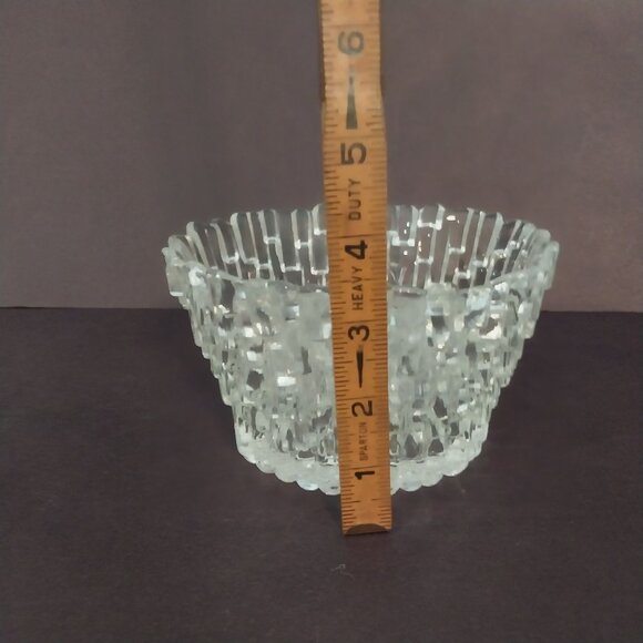 Vintage Scandi Finnish Design Icicle Glass Bowls - Set of 3 - Picture 8 of 9